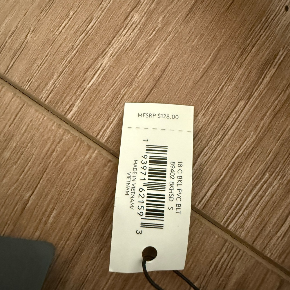 SIGNATURE BUCKLE BELT, 18MM (COACH 89402) B4/KHAKI/SADDLE - Picture 3 of 4